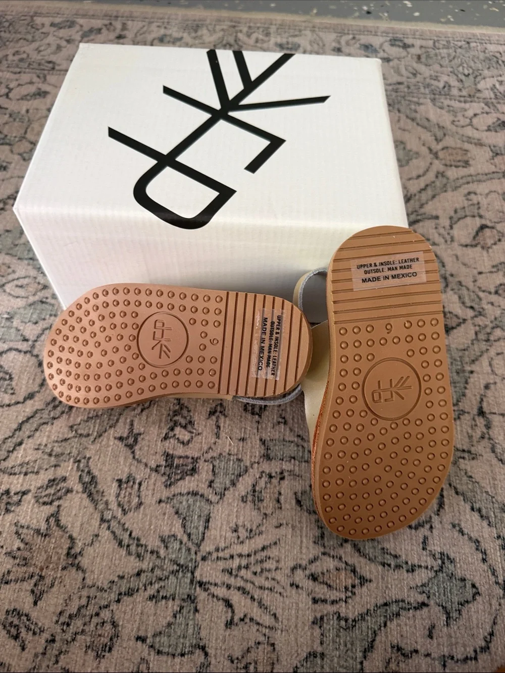 Freshly Picked Gold Toddler Buckle Sandals